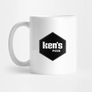 Ken's Pizza Black Logo Mug